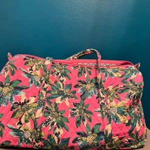 Vera Bradley large duffel bag.